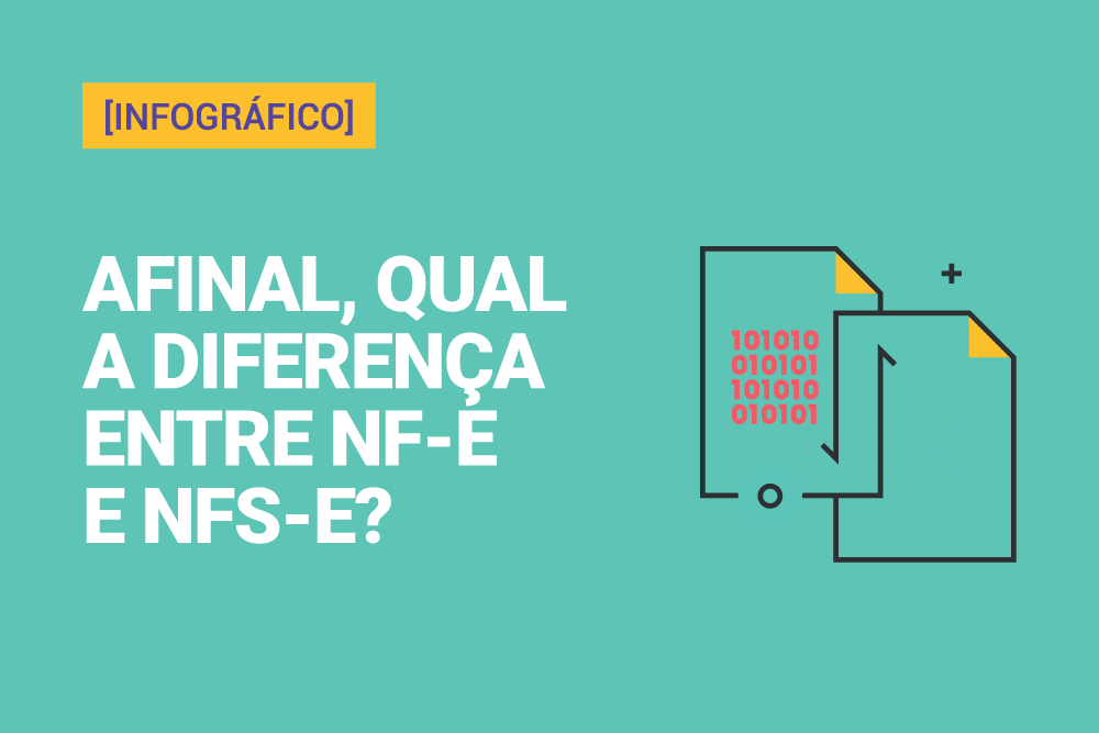 Infográfico Diferença entre NF-e e NFS-e